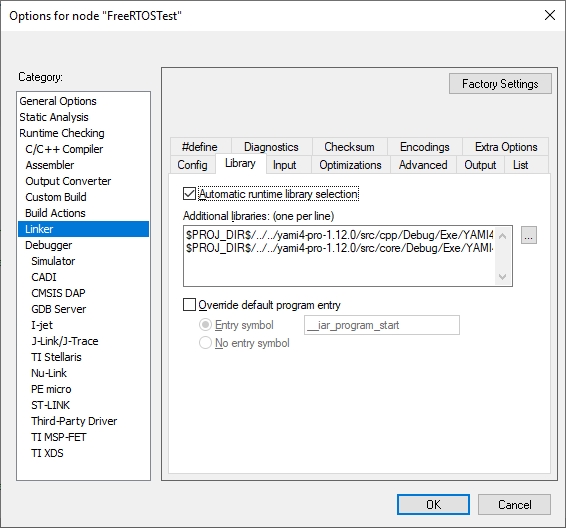 Test project settings 3