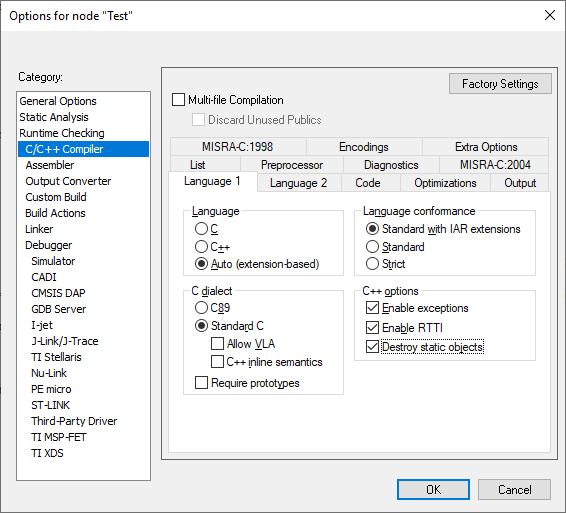 Test project settings 2