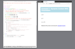 Example 3 - Dynamic Content With Parameters